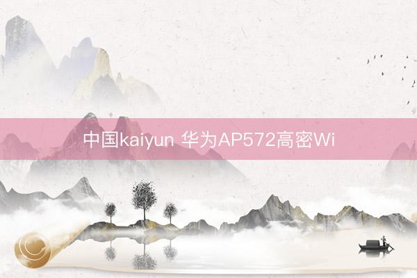中国kaiyun 华为AP572高密Wi